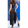 Chilirose Robe Double côté Estevia Noire